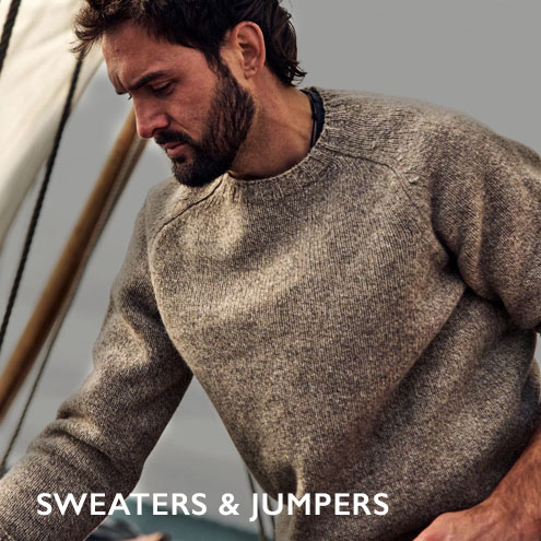 At BeauBags, you'll find a stylish selection of jumpers and sweatshirts from top brands such as Filson, Barbour, Portuguese Flannel and Pendleton.